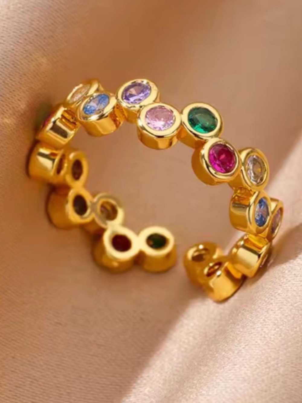 Colorful Rainbow Ring - Picture 6 of 6